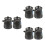 6 Pcs Ceramic Soy Sauce Container Pot Dispenser Holder 4