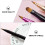 Double-Headed Makeup Brushes For Daily Use Black 2pcs 9