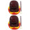2 Sets Wooden Buddhist Percussion Knocker With Stick 7