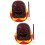 2 Sets Wooden Buddhist Percussion Knocker With Stick 9