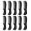 10Pcs Plastic Mustache And Beard Comb For Men 3