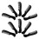 10Pcs Plastic Mustache And Beard Comb For Men 2