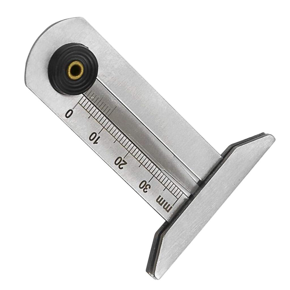 Stainless Steel Tyre Depth Gauge Keyring 0-30mm Tread Ruler Tire Tread Depth Gauge-image-OPC-PKYBQ67-NEW