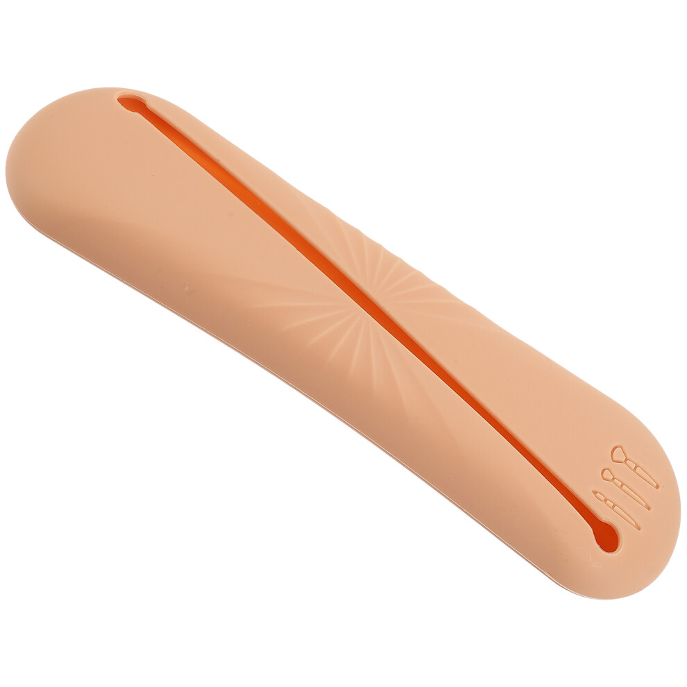 Artibetter Makeup Brush Holder Travel Silicone Portable Soft Organizer