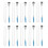 10Pcs Eyelash Extensions Brush Tube Glitter Eyebrow Comb 1