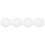 4 Pcs Irregular Acrylic Drawing Board For Artists Hexagon 20cm White 2