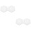 4 Pcs Irregular Acrylic Drawing Board For Artists Hexagon 20cm White 6