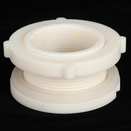 2in Water Tower ABS Bulkhead Tank Fitting Adapter for Fish Tanks 2