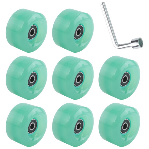 8 τεμάχια 58mmx32mm, 82A τροχοί τετραπλού πατινιού εξωτερικού/εσωτερικού χώρου, τροχοί PU 1