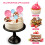 80Pièces Picks Gâteau Ballon Mousse Assortis Décorations 10