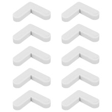 30Pièces Équerres D'angle En Nylon Blanches Pour De Moustiquaire