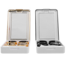 2 Sets Portable Plastic Cases For Travel