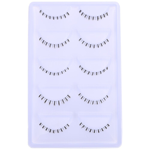 3 Count Bottom Lashes Individual Strip Natural False Eyelashes Look