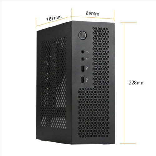 A09 HTPC computerkabinet Mini ITX USB2.0 computerkabinet sort 2