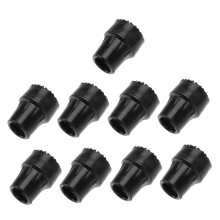 9Pcs Slip Rubber Crutch Foot Covers Trekking Poles - Lightweight Durable Easy To Install All-Terrain Mud Protection