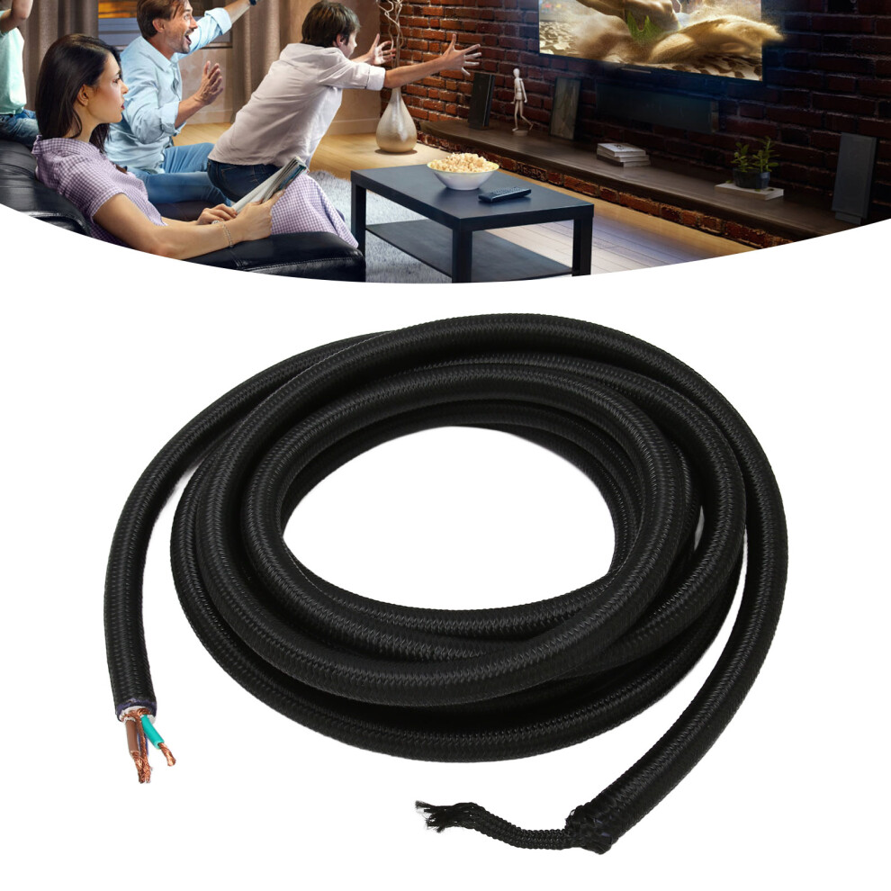 6N Occ Copper Power Cord 3M/9.8Ft For Audio & Sound Equipment Black 8431352042028