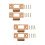 2 Count Hook Door Lock Guide Reinforcement Striker Plate 9