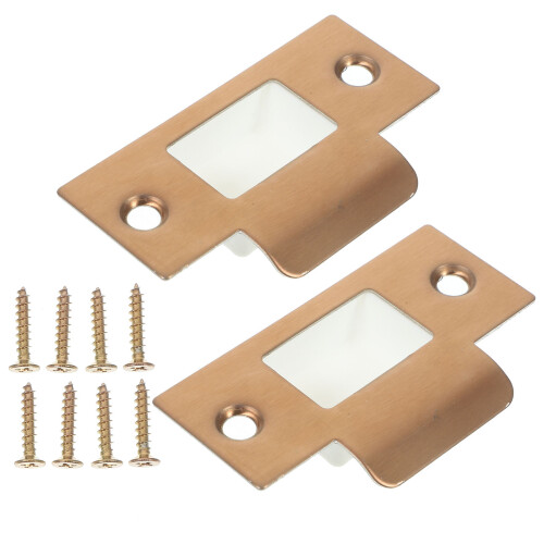 2 Count Hook Door Lock Guide Reinforcement Striker Plate 1