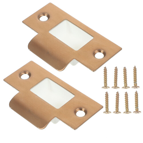 2 Count Hook Door Lock Guide Reinforcement Striker Plate 2