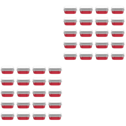 40 Sets Household Pudding Cups Multi-Function Cupcake Containers 2