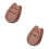 2Pcs Mini Kalimba Bottom Plate Eight-Tone Wooden Base Replacement 4