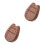 2Pcs Mini Kalimba Bottom Plate Eight-Tone Wooden Base Replacement 7