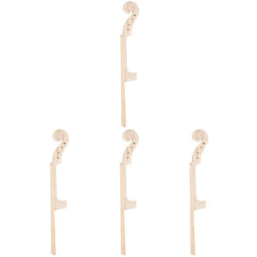 4pcs Violin Neck Maple Replace Wood 1