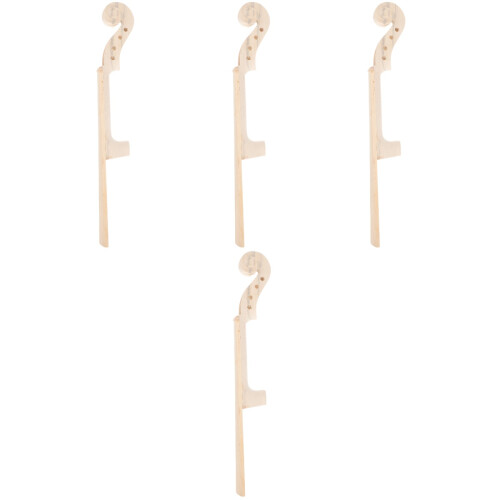 4pcs Violin Neck Maple Replace Wood 2