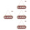 4 Pieces Open Closed Signs Listing Double-Sided Doorplate 6