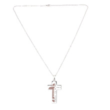 4Pcs Baseball Cross Necklace Stainless Steel Pendant For Kids Boys Men