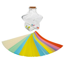 Origami Star Paper Strips Assorted Color 1 Set 16.0x13.5x7.5in
