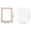 Wooden Paper Mold Wooden Mesh Screen Frame Paper Making Frames 2