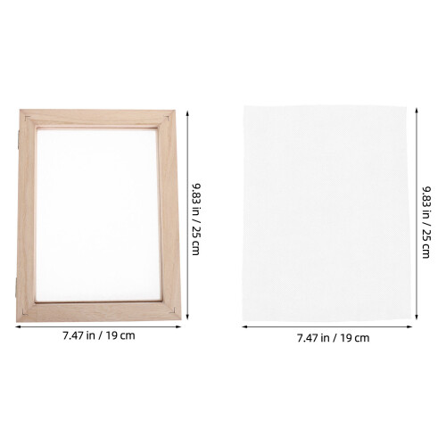 Wooden Paper Mold Wooden Mesh Screen Frame Paper Making Frames 1