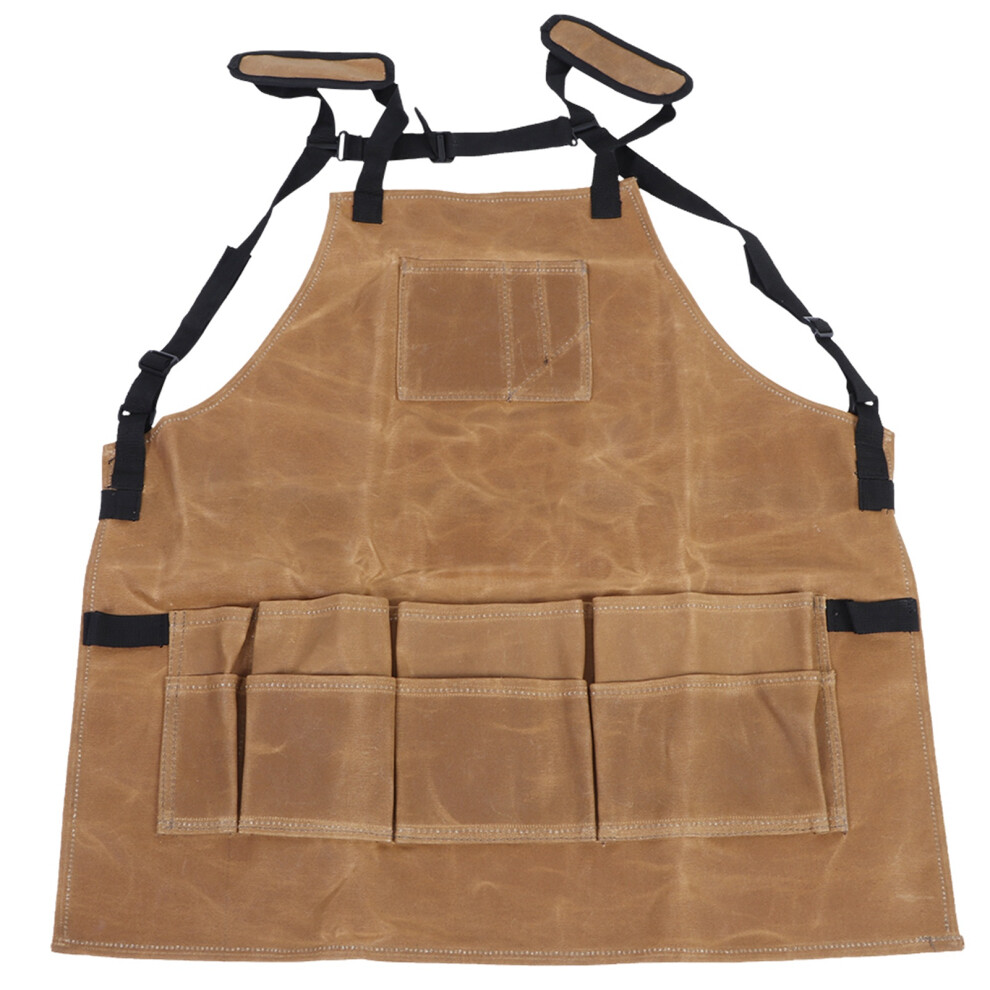 Multi Function Water Resistant Waxed Canvas Apron Barbecue 685922980120