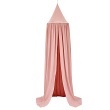 Bed Canopy Pink Sheer Bedframe Mosquito Net Round for Children