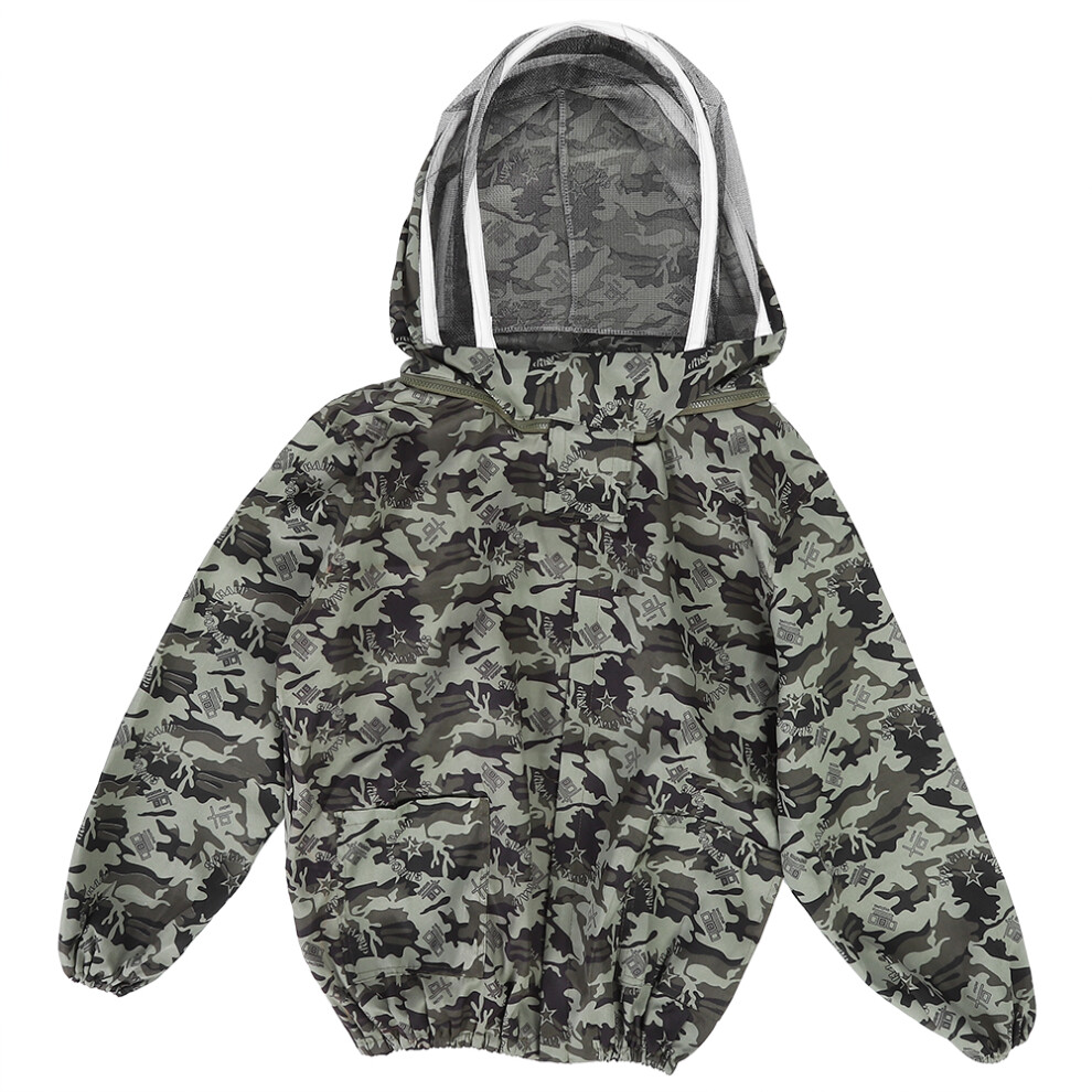 Foldable Beekeeping Veil Jacket Double Zippered Supplies-image-OPC-PKYBSRZ-NEW