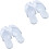 2 Pairs Lightweight Slippers For Shower Beach Sandals 5