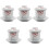 5 Sets Ceramic Japanese Stew Cup With Dish 3