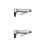 2 Sets  Profesional Air Angle Die 90 Degree Pneumatic Grinding Machine 8