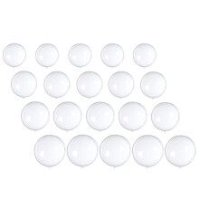 80 Pcs Clear Plastic Fillable Balls Christmas Ornament Crafts