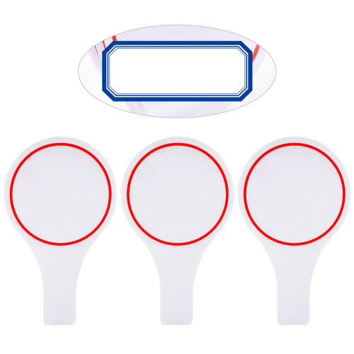 3 Pack Dry Erase Paddle Boards Numbers Small Handheld Whiteboard