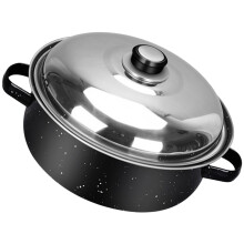 Casserole Pan Multi Function Roasting Pot Enamel 1 Set