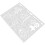 4Pcs New Year Painting Stencil Reusable Diy Template 3