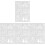4Pcs New Year Painting Stencil Reusable Diy Template 4