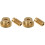 4Pièces Kit Roue À Vis Cuivre 40 Dents Arbre 5Mm 2