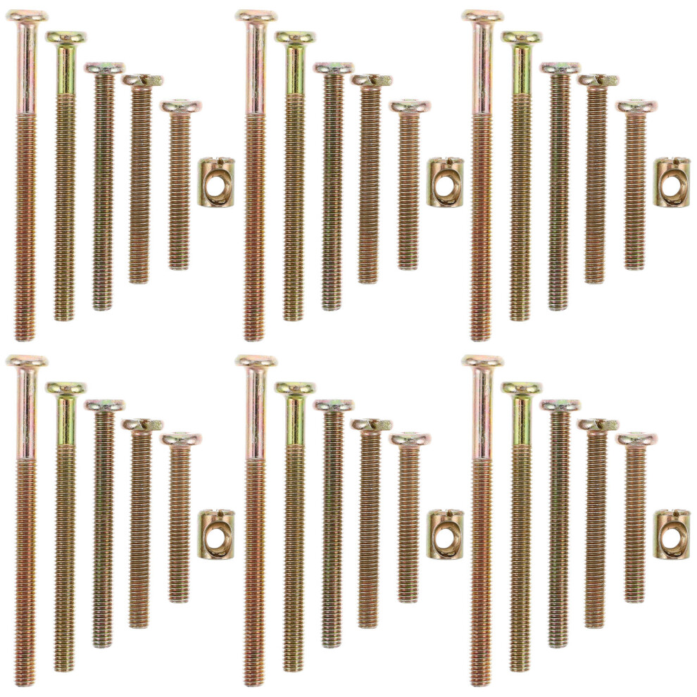 4 Pack Nut And Bolt Assortment Kit Crib Screws Hardware Replacement 013540929533