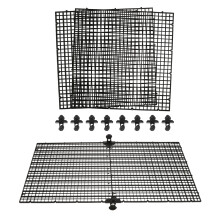 1Set ABS Aquarium Roosterplaat Zwart Ter Visafscheiding Thuis