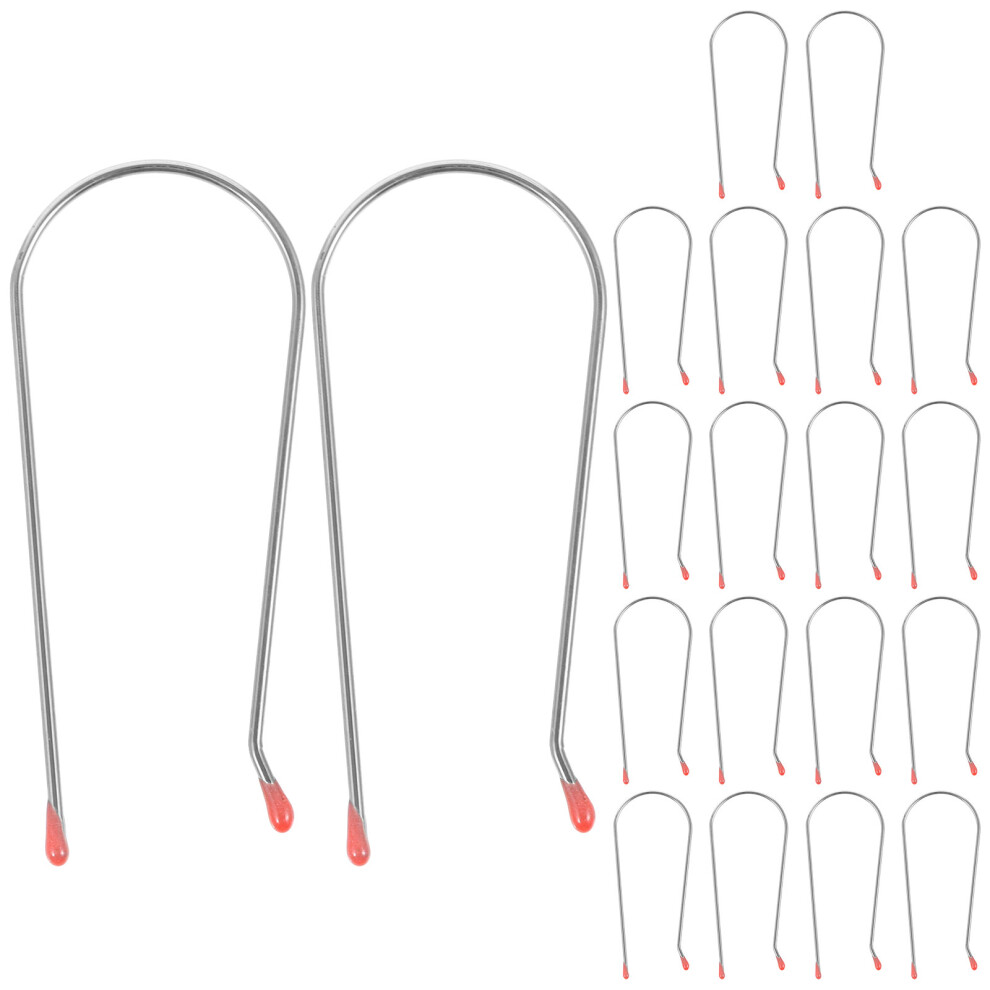 Villcase 20Pcs U-Shaped Hot Roller Clips For Hair Styling