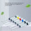 Office Ink Refill Tool Set: 5x 20ml Syringes with 10cm Needles 4