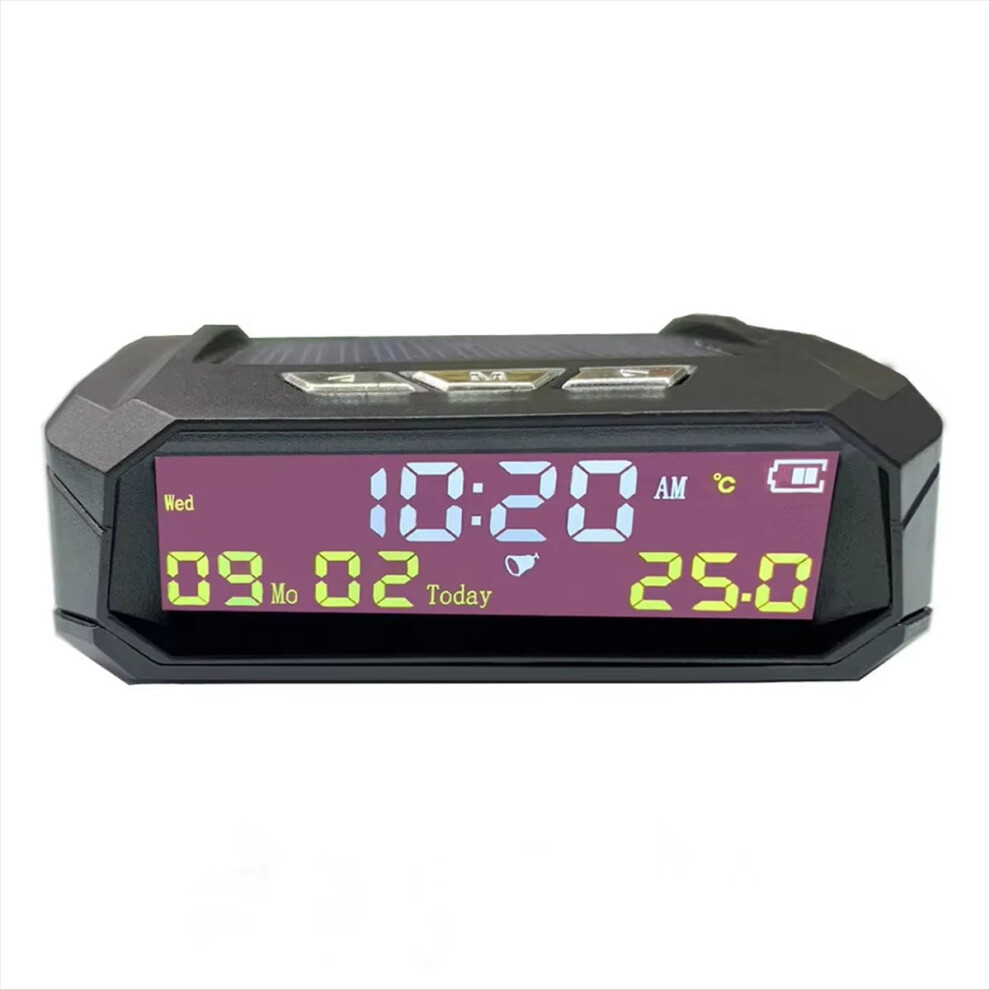 Car Auto Digital Clock In-Car Temperature Display With Date 4851529639457